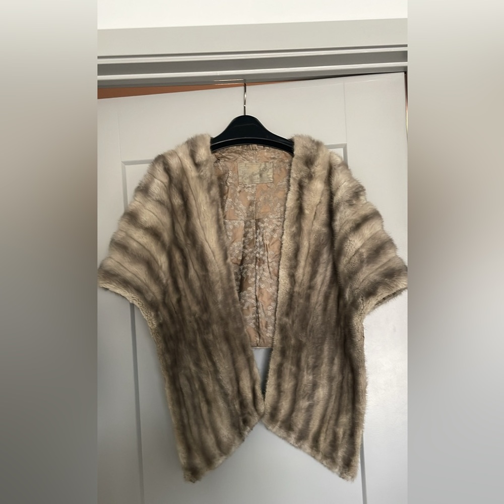 Vintage Mink Stole / Shawl